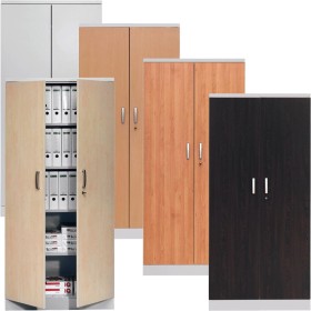 Wolfstahl Büro Stahlschrank - Aktenschrank Lichtgrau abschliessbar 92x42x195cm, aufgebaut Wolfstahl Büro Stahlschrank - Aktenschrank Lichtgrau abschliessbar 92x42x195cm, aufgebaut