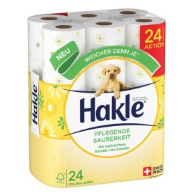 Hakle Pflegende Sauberkeit Toilettenpapier Kleinrollen 24 Rollen Hakle Pflegende Sauberkeit Toilettenpapier Kleinrollen 24 Rollen