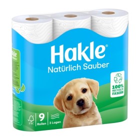Hakle Natürliche Sauberkeit Toilettenpapier Kleinrollen 36 Rollen (4 x 9)
