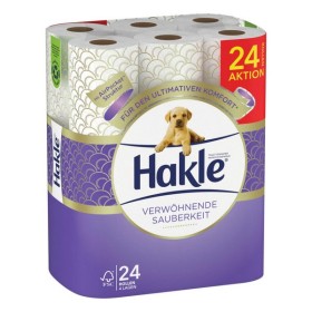 Hakle Verwöhnende Sauberkeit Toilettenpapier Kleinrollen 24 Rollen