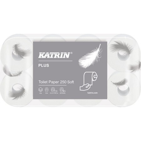 Katrin Plus Toilettenpapier Kleinrollen 72 Rollen (9 x 8)