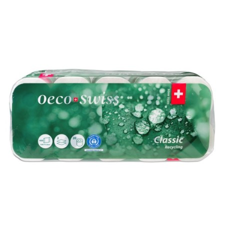 Oeco Swiss Toilettenpapier Kleinrollen 20 Rollen