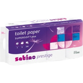 Satino Prestige Toilettenpapier Kleinrollen 56 Rollen (7 x 8) Satino Prestige Toilettenpapier Kleinrollen 56 Rollen (7 x 8)