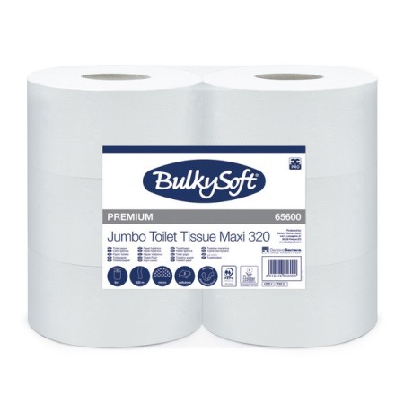 Bulkysoft Premium Toilettenpapier Maxi Jumbo 6 Rollen
