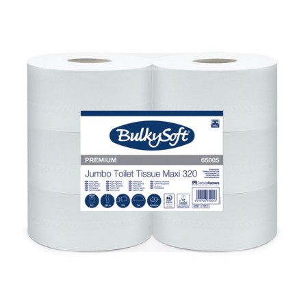 Bulkysoft Premium Toilettenpapier Maxi Jumbo 6 Rollen