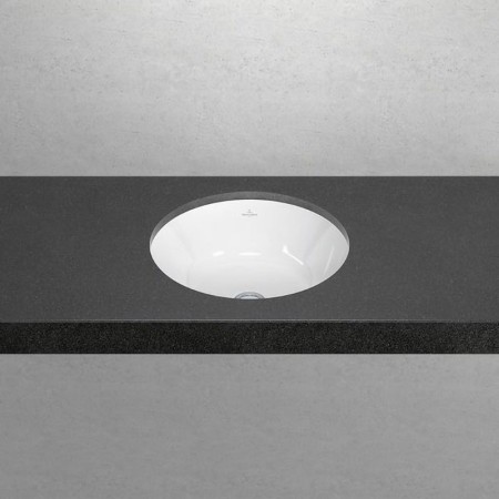 Villeroy & Boch Architectura Unterbauwaschbecken 45 x 45 cm rund, ohne Überlauf, ungeschliffen