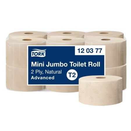 Tork Advanced Toilettenpapier Mini Jumbo – T2 System 12 Rollen