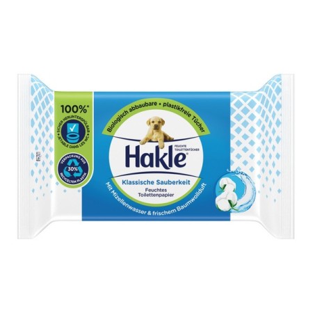 Hakle Klassische Sauberkeit feuchtes Toilettenpapier 12 Pakete