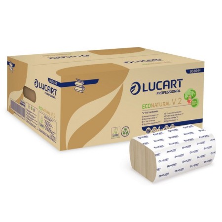 Lucart EcoNatural V 2 Handtuch 3800 Blatt (20 x 190)