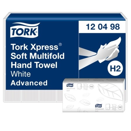 Tork Advanced Handtuch – H2 System - 68% CO2-reduziert 3780 Stück (21 x 180)