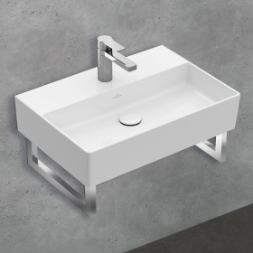 Villeroy & Boch Memento 2.0 Waschtisch 50 cm mit 1 Hahnloch, ohne Überlauf