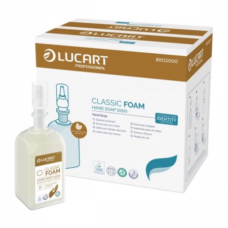 Lucart Identity Schaumseife Classic Foam 6 Stück