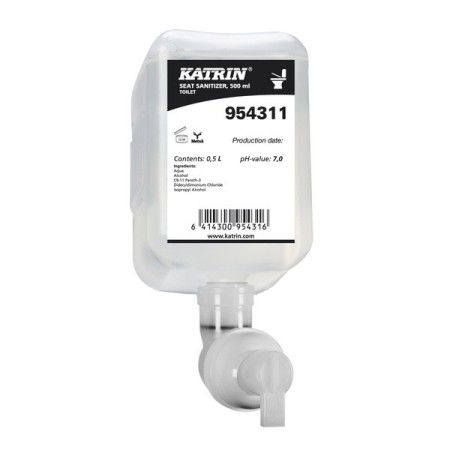 Katrin Toilet Seat Sanitizer Reinigungsschaum 12 Flaschen