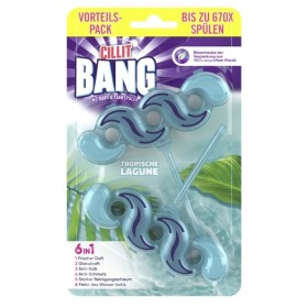 Cilit Bang 6 in 1 WC Duft und Farb- spüler Tropische Lagune 12 Stück (6 x 2) Cilit Bang 6 in 1 WC Duft und Farb- spüler Tropische Lagune 12 Stück (6 x 2)
