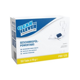 CLEAN and CLEVER Geschirrspül-Powertabs 10 in 1 PRO 125 5 Boxen CLEAN and CLEVER Geschirrspül-Powertabs 10 in 1 PRO 125 5 Boxen