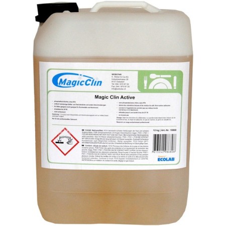 MAGIC CLIN Active maschinelles Geschirrwaschmittel 1 Bidon