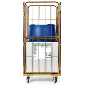 Relasafe Drum shine Klarspüler im Gitterwagen 1 Container