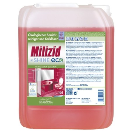 MILIZID SHINE ECO Sanitärreiniger und Kalklöser 1 Bidon