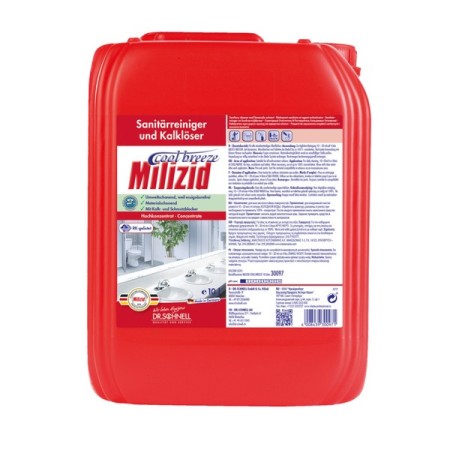MILIZID COOL BREEZE Sanitärreiniger und Kalklöser 1 Bidon