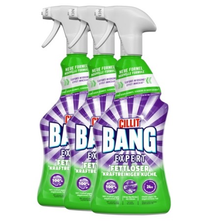 Cilit Bang Expert Kraftreiniger Universal Fettlöser 3 Flaschen