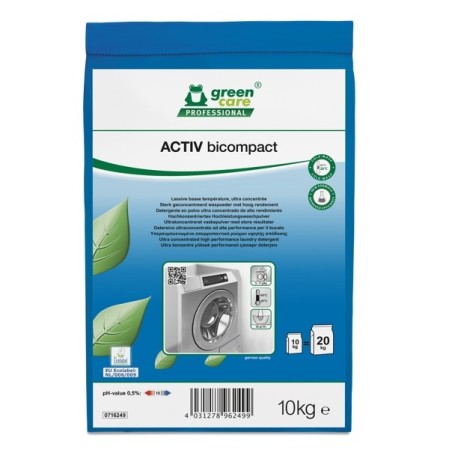 ACTIV bicompact Waschmittel Pulver weiss und Buntwäsche 1 Sack