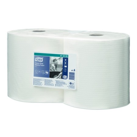 Tork Premium extra starke Mehrzweck-Papierwischtücher Maxi – W1/W2 System 2 Rollen