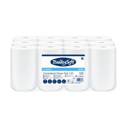 Bulkysoft Classic Papierwischtücher Mini 12 Rollen