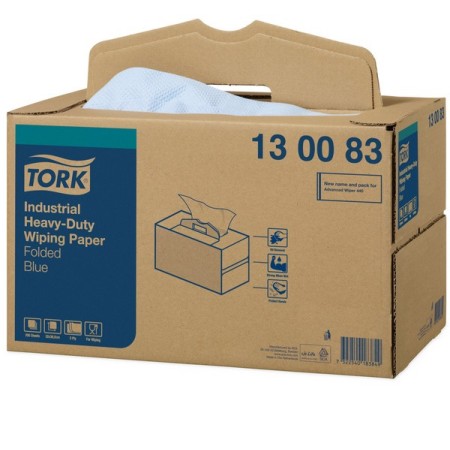 Tork Premium extra starke Industrie-Papierwischtücher - Einzeltücher Handy Box – W7 System 200 Blatt