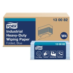 Tork Premium extra starke Industrie-Papierwischtücher – Einzelblatt Top Pack – W4 System 500 Blatt (5 x 100)