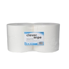 Papierwischtücher Maxi Clever Wipe 2 Rollen Papierwischtücher Maxi Clever Wipe 2 Rollen