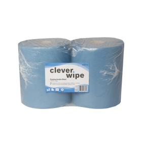 Papierwischtücher Maxi Clever Wipe 2 Rollen Papierwischtücher Maxi Clever Wipe 2 Rollen