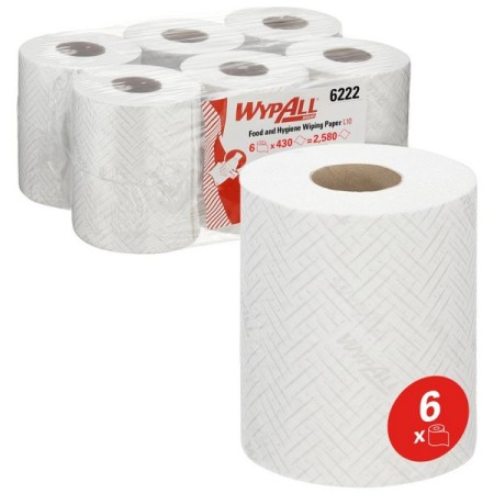 Kimberly-Clark Papierwischtücher Midi Wypall Reach – L10 6 Rollen