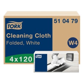 Tork Premium Reinigungstücher 510 – Einzeltücher Top Pack – W4 System 480 Blatt (4 x 120) Tork Premium Reinigungstücher 510 – Einzeltücher Top Pack – W4 System 480 Blatt (4 x 120)