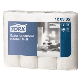 Tork extra saugfähige Küchenrollen 48 Rollen (12 x 4) Tork extra saugfähige Küchenrollen 48 Rollen (12 x 4)
