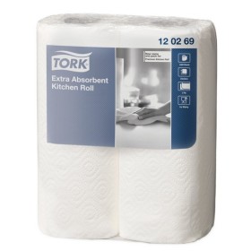 Tork extra saugfähige Küchenrollen 24 Rollen (12 x 2) Tork extra saugfähige Küchenrollen 24 Rollen (12 x 2)