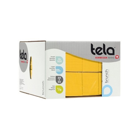 Tela Brunch Servietten 1200 Stück (4 x 300)