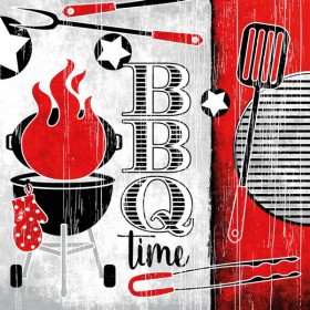 Linclass BBQ Servietten 300 Stück (6 x 50)