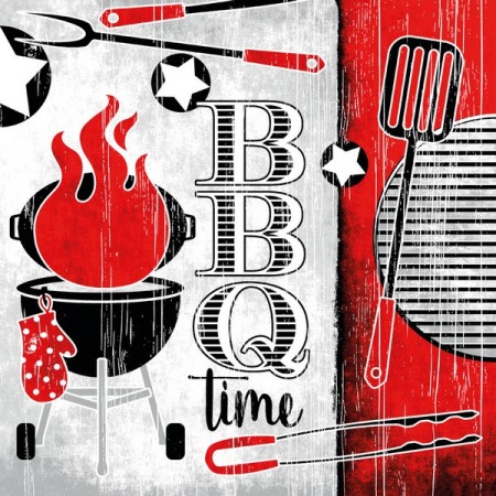 Linclass BBQ Servietten 300 Stück (6 x 50)