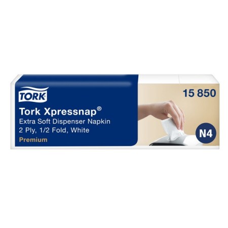 Tork Xpressnap Extra Soft Spenderservietten – N4 System 8000 Stück (8 x 1000)