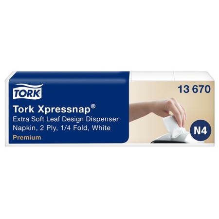 Tork Xpressnap Interfold Spenderservietten – N4 System 4000 Stück (8 x 500)