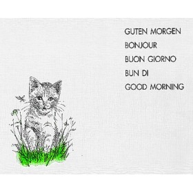 Tischset Katze 500 Stück