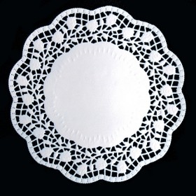 Spitzenpapier - Rosenmuster 500 Stück