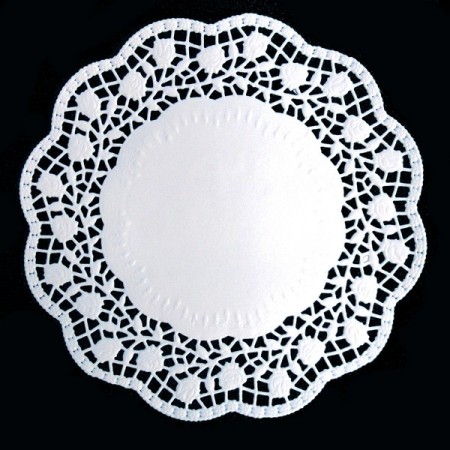 Spitzenpapier - Rosenmuster 500 Stück