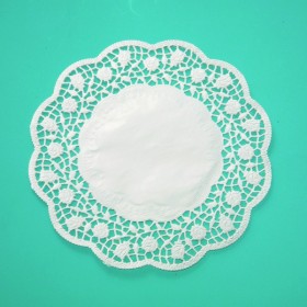 Spitzenpapier - Rosenmuster 250 Stück