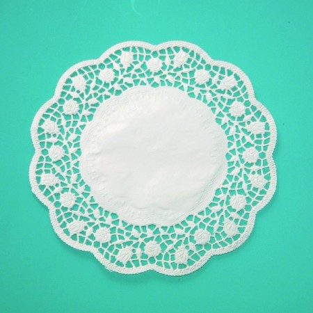 Spitzenpapier - Rosenmuster 250 Stück