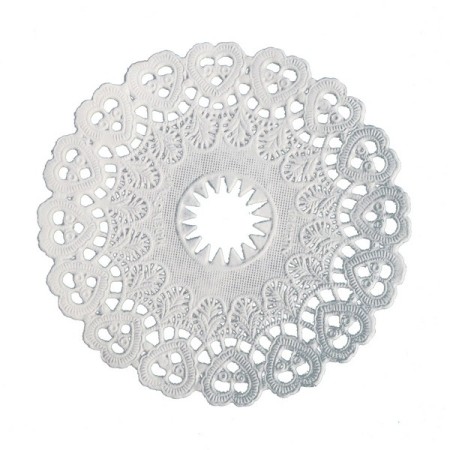 Kerzenmanschetten Herzen 100 Stück