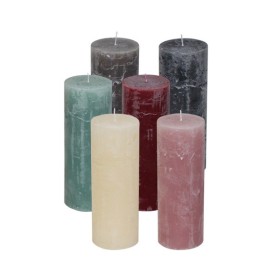 Rustik-Stumpenkerzen 6 Stück