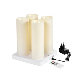 LED Stumpenkerzen 4 Stück (1 x 4) LED Stumpenkerzen 4 Stück (1 x 4)