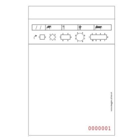 Service-Block Duplikat 10 Stück