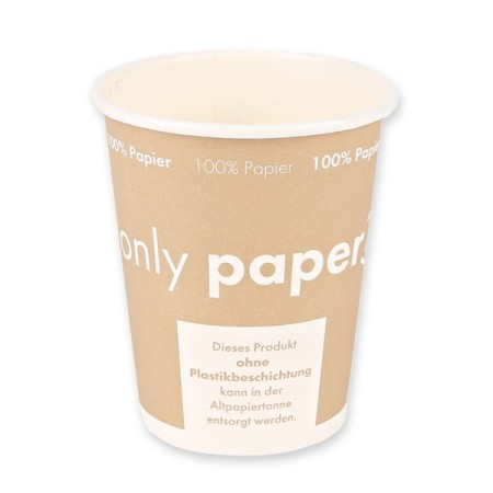 Kartonbecher Only Paper 1000 Stück (20 x 50)